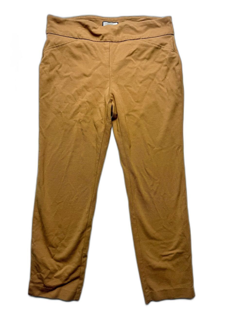 Charter Club Cropped Knit Ankle Pants in Tan